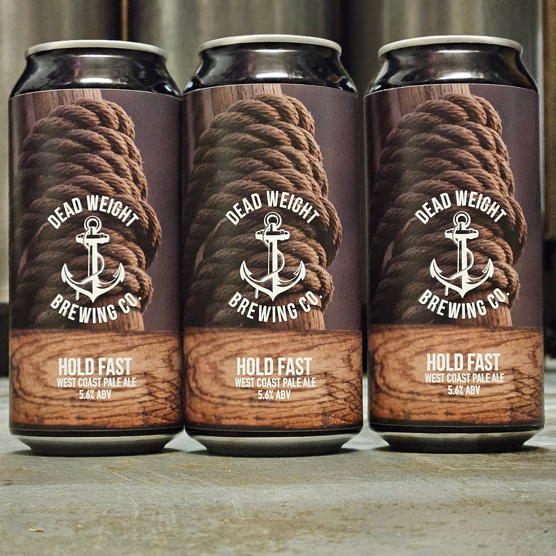3 cans of Hold Fast West Coast Pale Ale