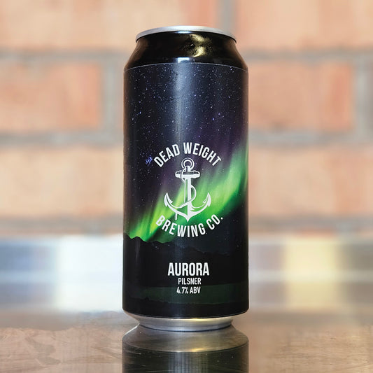 440ml can of craft beer: Aurora Pilsner