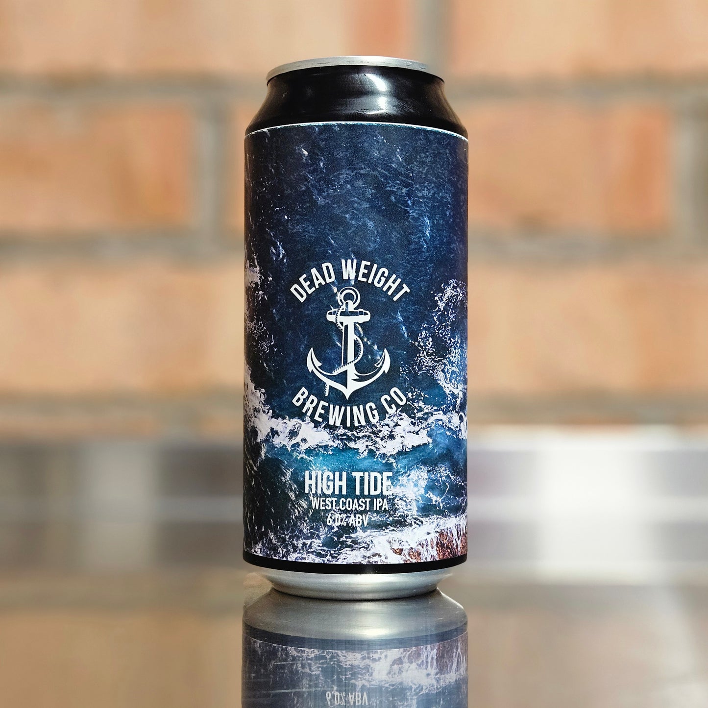 Single can of High Tide West Coast IPA Craft Beer from Dead Weight Brewing Company